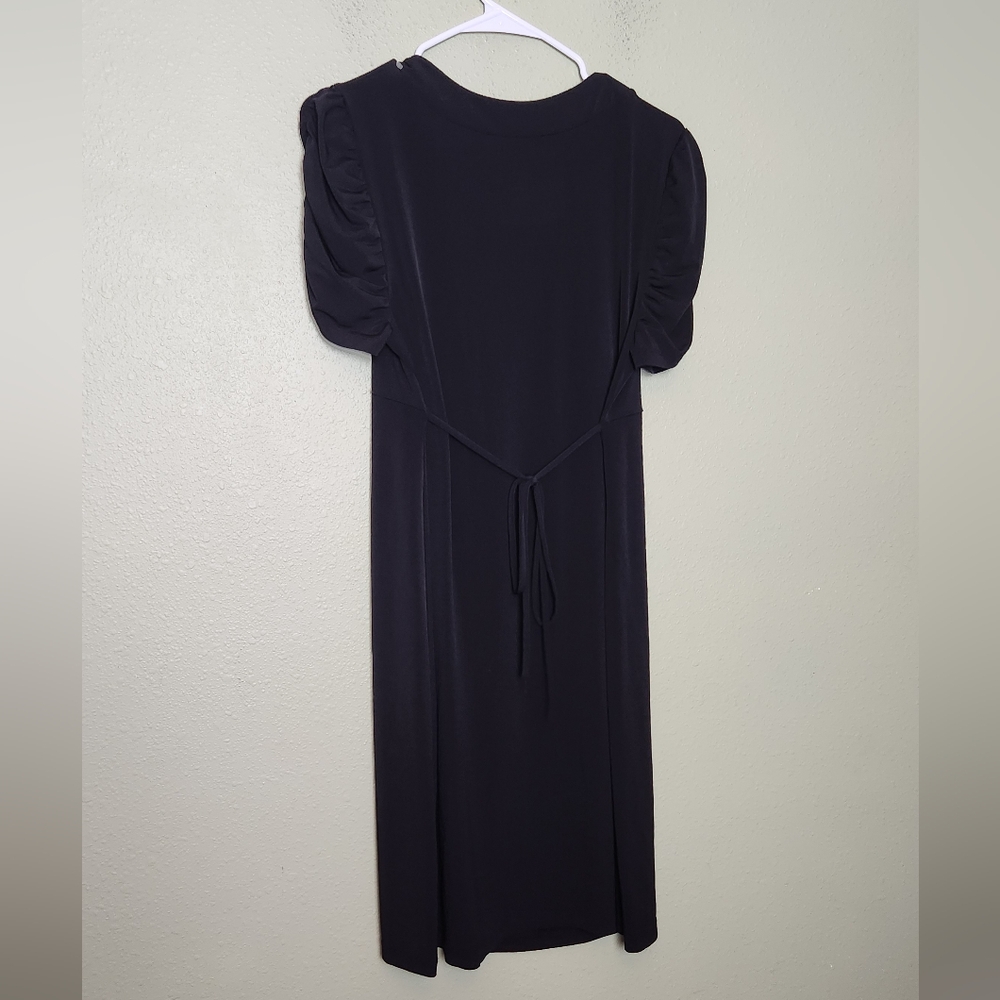 Duos Maternity Black Dress Size Medium - Picture 3 of 5